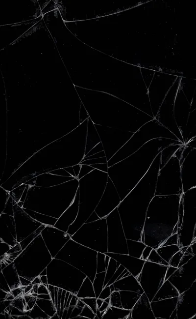 Black Aesthetic Broken Screen Hd Wallpaper