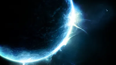 planet, Space, Blue, Abstract Wallpapers HD Desktop and Mobile