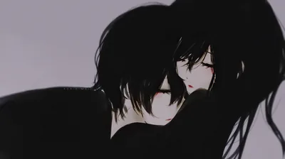 HD Anime Couple Embrace