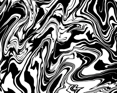 High Contrast Marble Swirl in Black and White HD Wallpaper