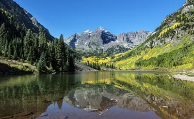 Rocky Mountain Lake Reflection HD Wallpaper