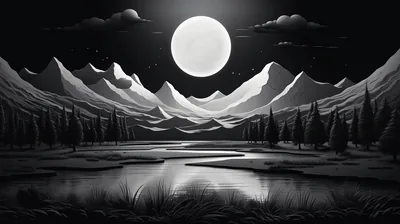 Black Landscape Wallpapers 4k, HD Backgrounds