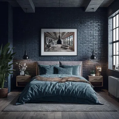 HD Black Brick Background