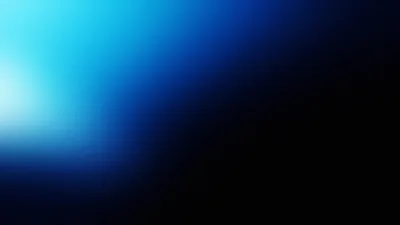 Soft Blue Glow Fading to Black HD Wallpaper