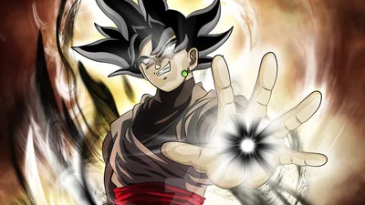 Black Goku Unleashed Stunning HD Dragon Ball Super Anime Wallpaper