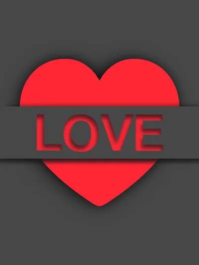 Black Love Logo Background