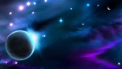 Black Blue Wallpaper Planet Wallpapers