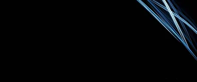 Blue Light Beams in the Corner HD Wallpaper