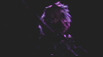 Black And Purple 4k Anime Wallpapers