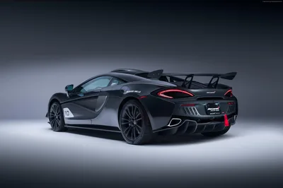 McLaren 570S Rear Three-Quarter in Studio Grey HD Wallpaper