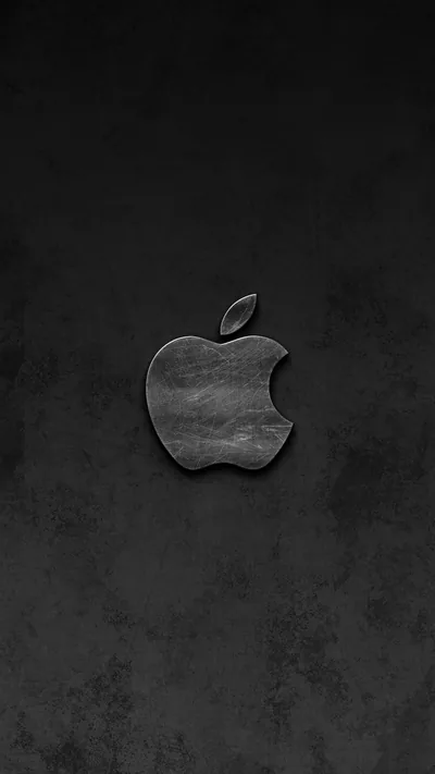 IPhone Logo Black Wallpaper