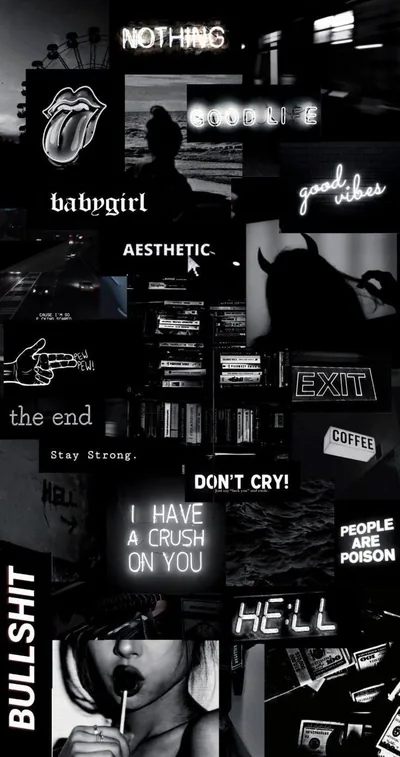 Baddie black wallpaper iphone