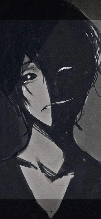 Phone wallpaper Anime, Original, Dark