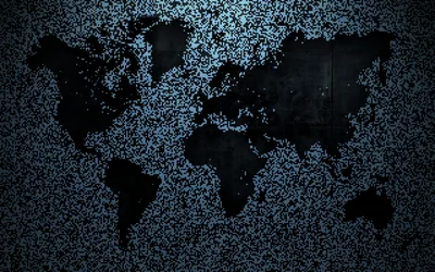 World Map Dark Wallpapers
