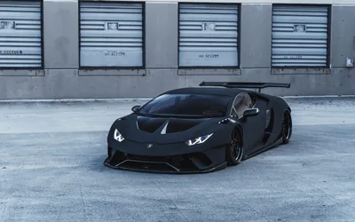 Black Lamborghini Huracan Evo Wallpaper, Resolution
