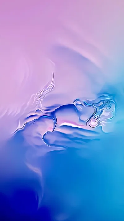Pastel Pink and Blue Fluid Swirl HD Phone Wallpaper