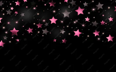 Black Wallpaper With Stars Laptop Wallpaper