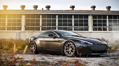 Black Vantage Outside a Derelict Warehouse HD Wallpaper