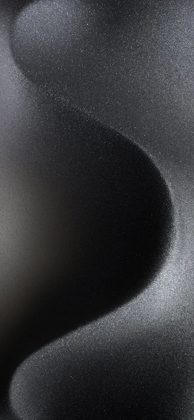 iPhone 15 Pro Official Stock Wallpaper Dark Mode Black Titanium