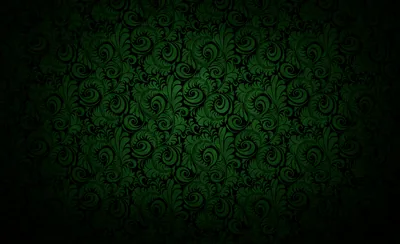 HD Abstract Elegance Dark Green Pattern Wallpaper