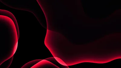 Ios 14 Ipados Dark Red And Black Stock 4K HD Abstract Wallpapers