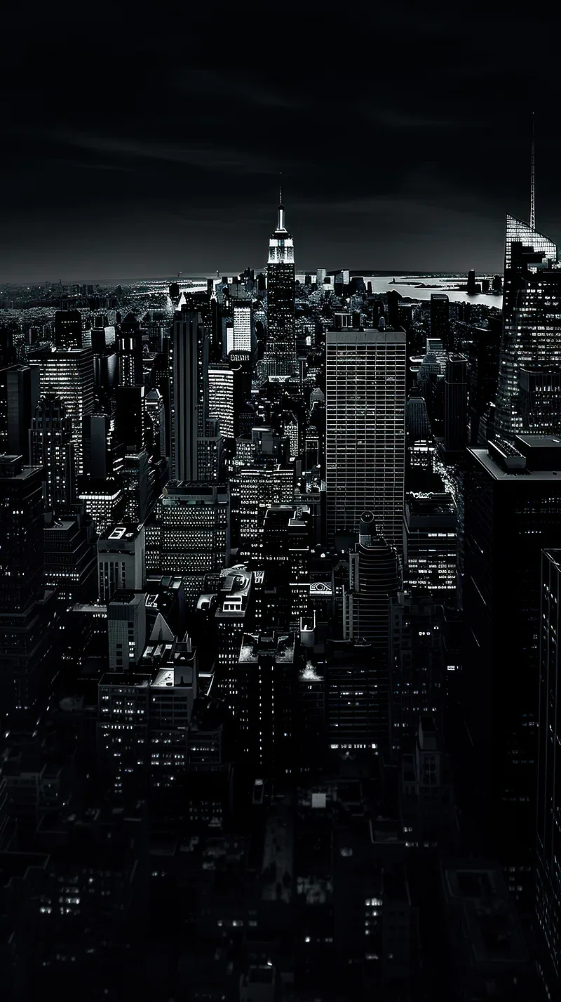 Black wallpaper city architecture cityscape