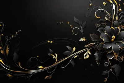 Elegant Black Desktop Background