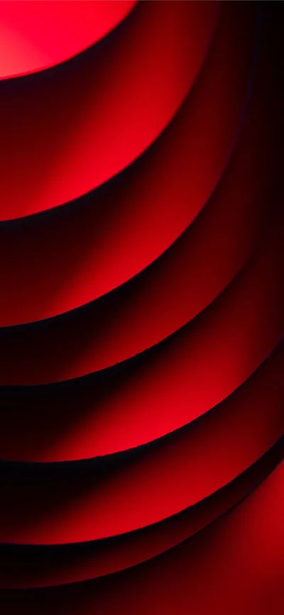 Stacked Red Curves Close-Up HD Phone Wallpaper