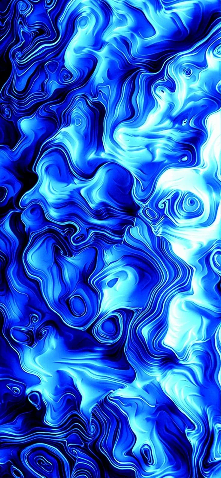 Abstract Blue and Black Wallpaper