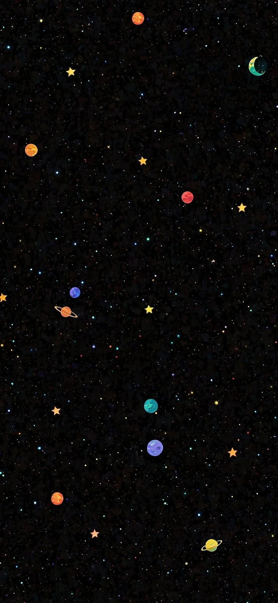 Cute Stars And Planets Drawing Unique Creative Artwork Most Popular Wallpapers