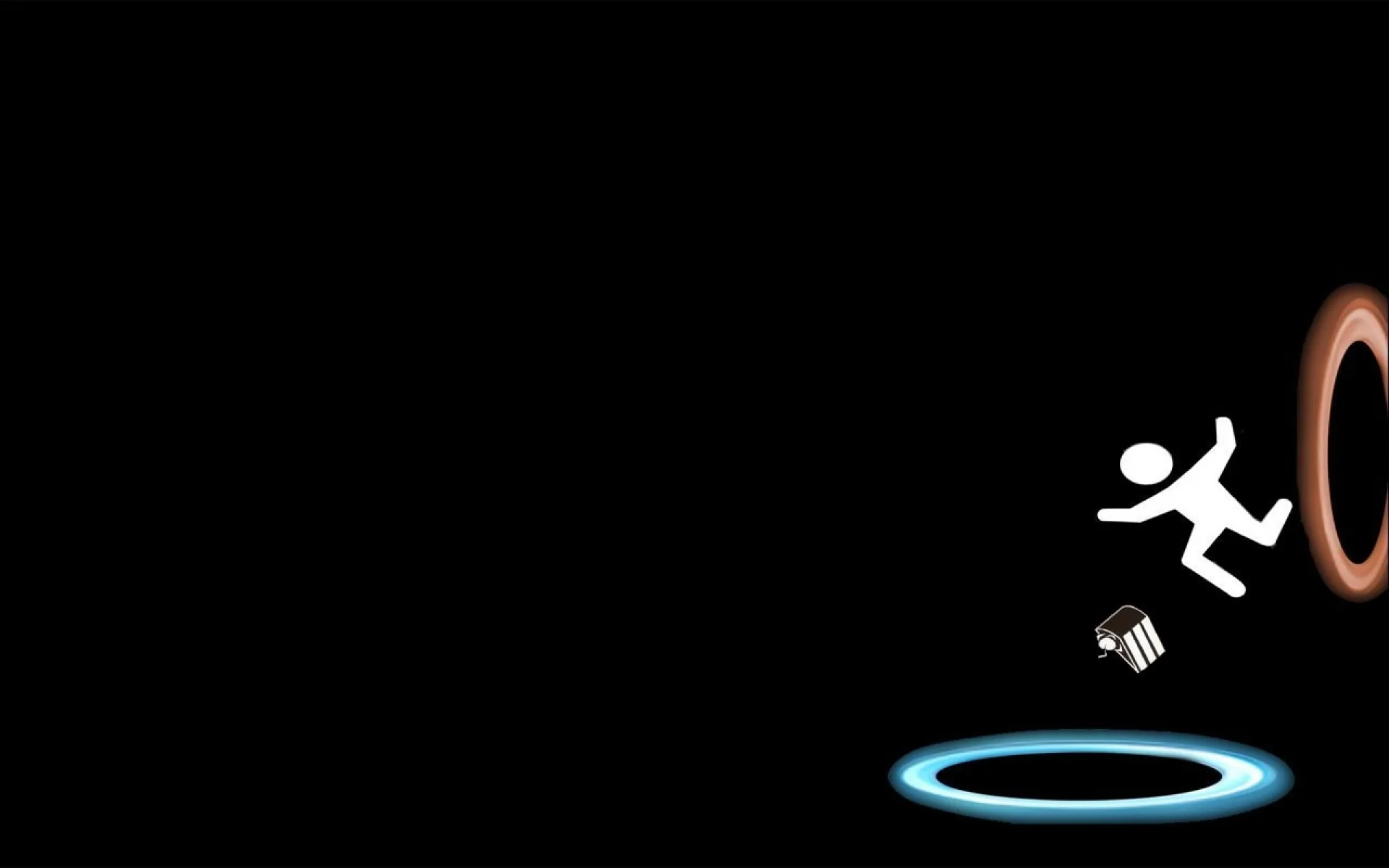 Funny Black Background HD Wallpaper