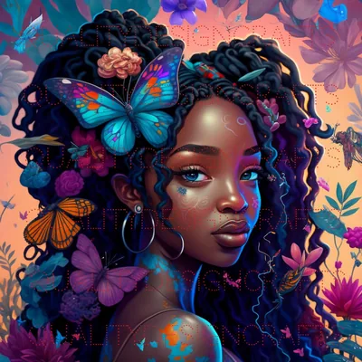 Beautiful Dreadlock Black Girl Magic Melanin Black Woman Afro