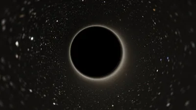 Black Hole Distortion HD Space Engine Video Game Wallpaper