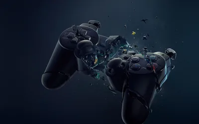 Game Controller Breaking Apart HD Wallpaper