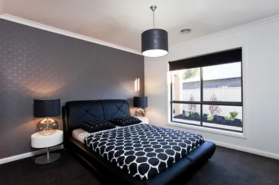 A dark wallpaper print can create a beautiful feature wall in your