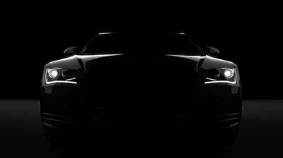 Computer generated image of a sports car, studio setup, on a dark background AFI Ind