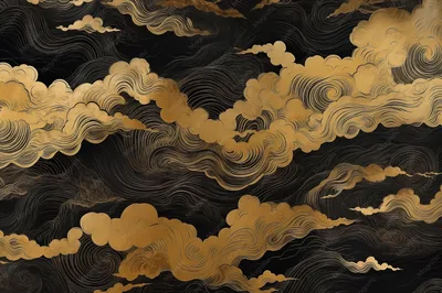 HD Black Oriental Background