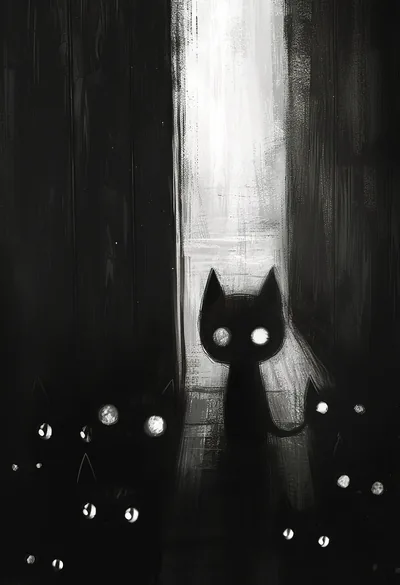 Black, Dark Art