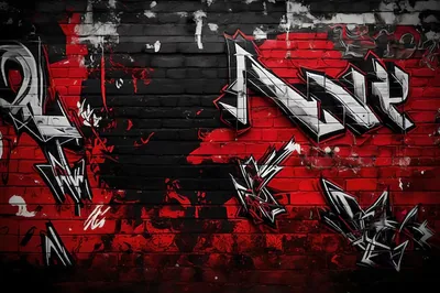 Graffiti Wallpaper Black And Red
