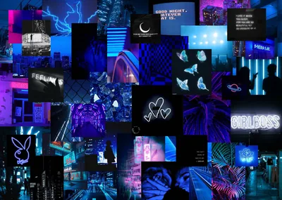 Neon Blue Aesthetic Pictures