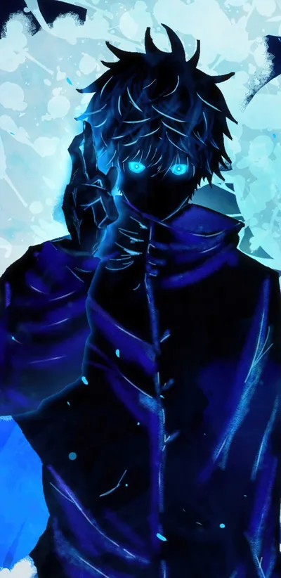 Gojo Satoru 4k iPhone Black Wallpapers