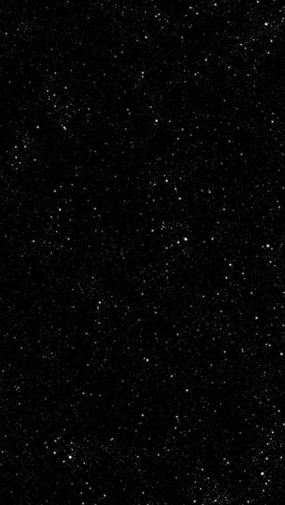 Pure Black Sky with Tiny Stars HD Phone Wallpaper