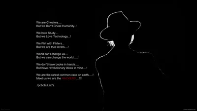 Hacker Silhouette Technology HD Wallpaper