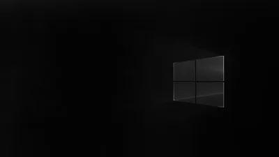 Self made Windows Black Home screen