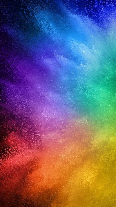 IPhone Black Rainbow Background