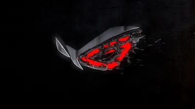 ROG Eye Cracked with Red Glow HD Wallpaper