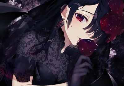 Anime Original Gothic Black Hair Gothic Anime HD Wallpaper