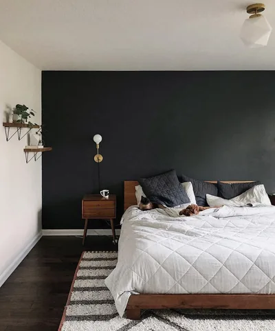 Black Bedroom Wallpaper and Background