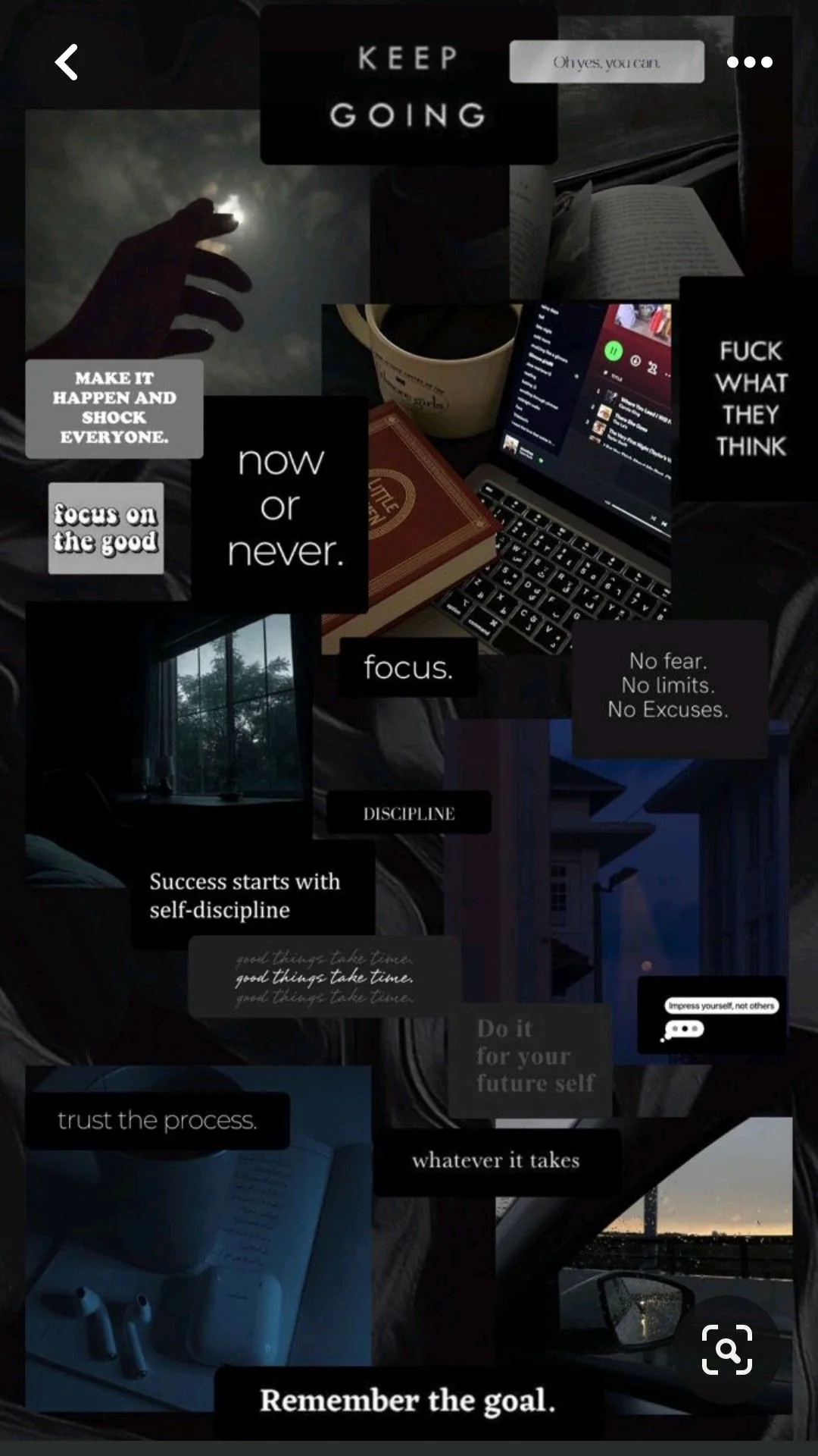 Black Motivational Wallpaper