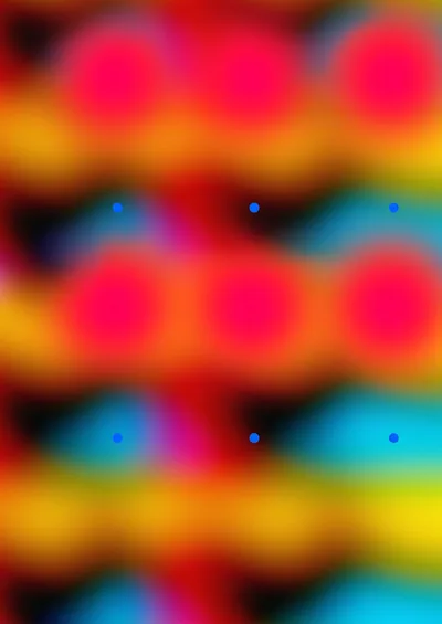 Hot Pink Blurred Dot Pattern HD Phone Wallpaper